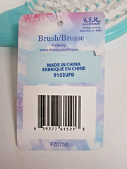 Disney Elsa’s Olaf 7″ Blue Molded Detangling Hair Brush for All Hair Types-New!