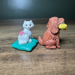 MEG Kitty & Puppy In My Pocket 1.5” Figures Vintage 1994 & 1996