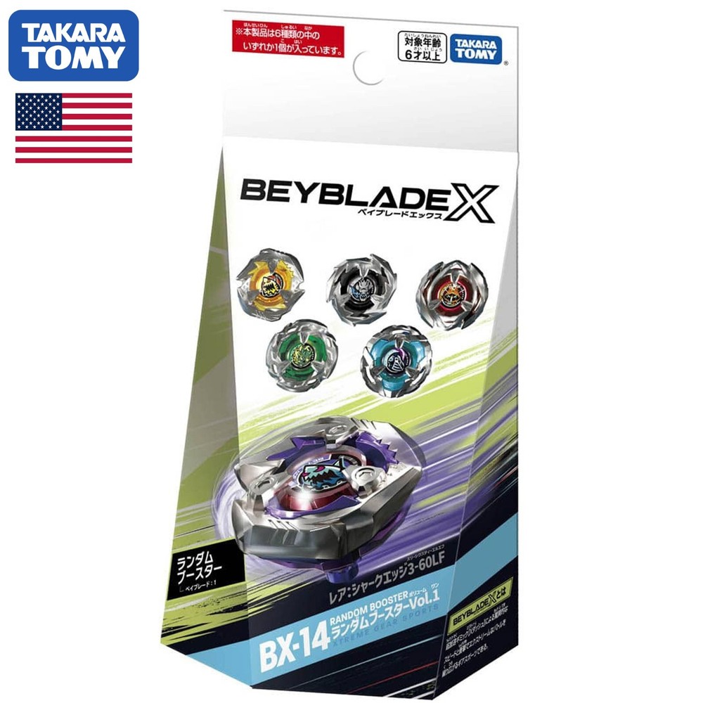 TAKARA TOMY Beyblade X Random Booster Vol. 1 BX-14 (1pcs) – USA SELLER!