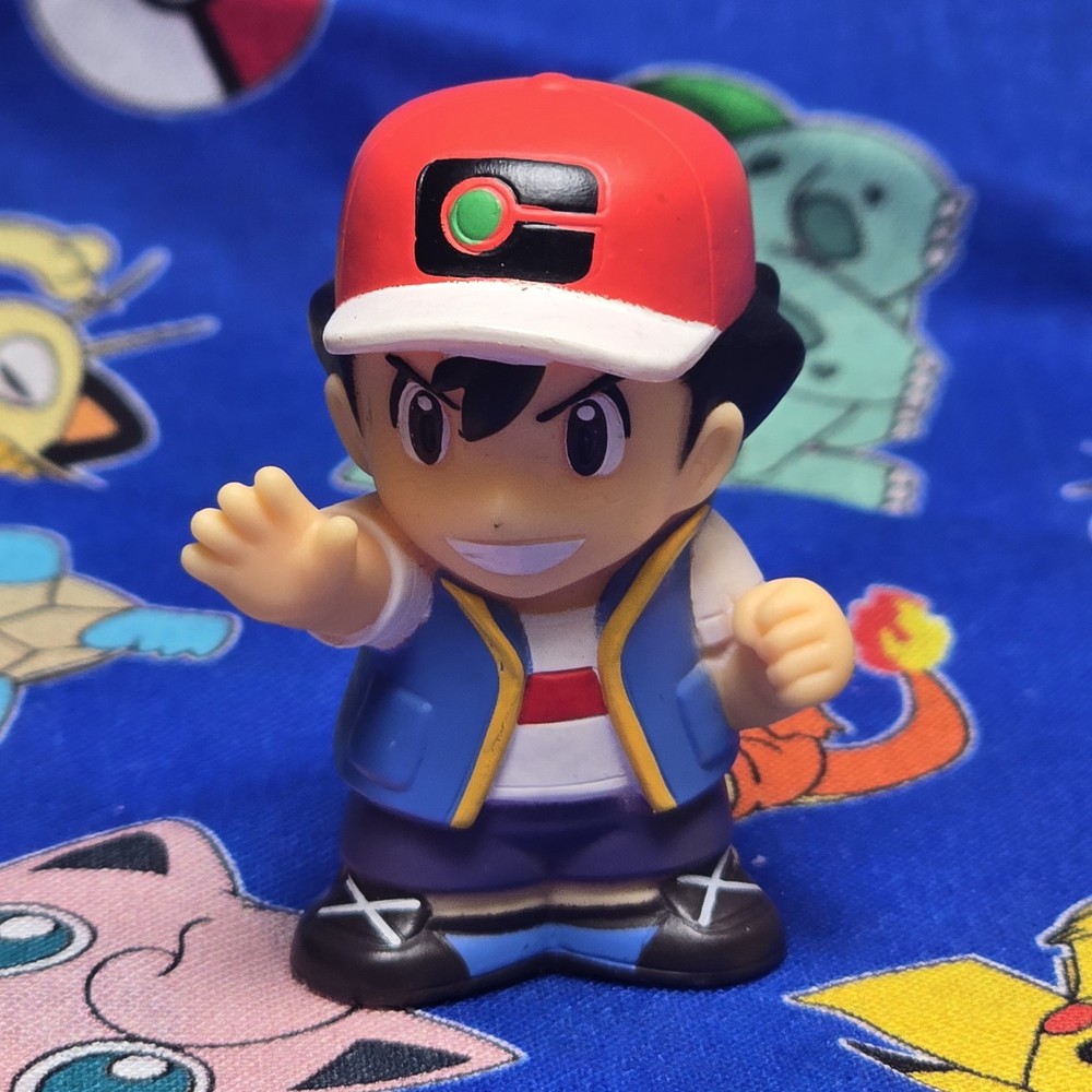 Pokemon Ash Ketchum Trainer Figure Finger Puppet 2020 Nintendo Bandai Japan USA