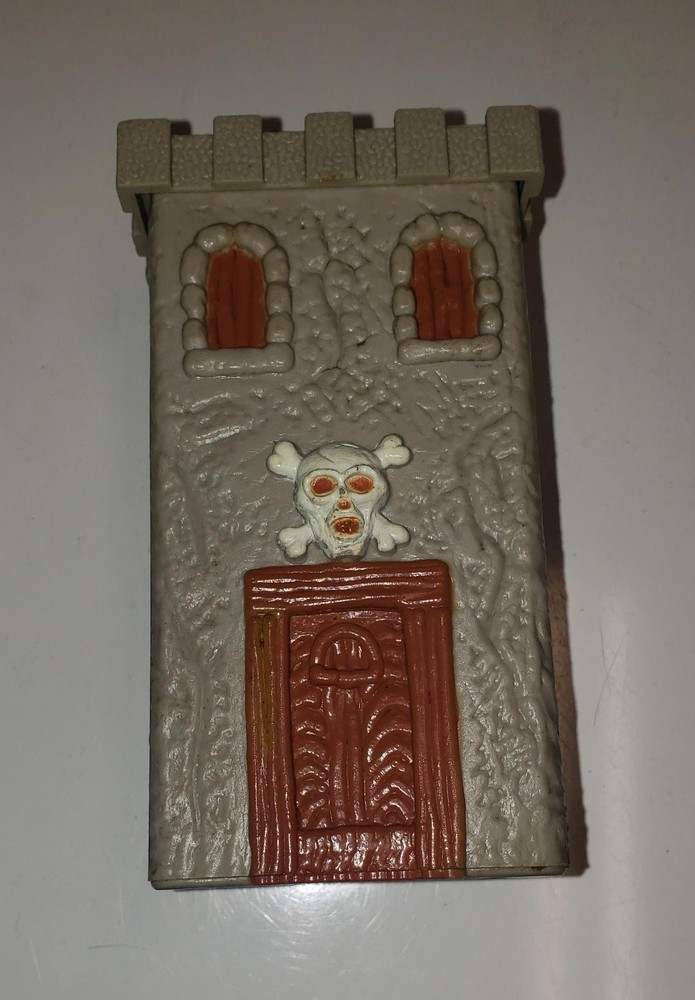 Vintage Arco Dragons N Monsters grey TOWER CASTLE KEEP complete with top 1980s