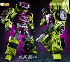 Jinbao Transformation Green Oversized Devastator Gravity Builder With No Box