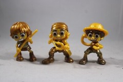 Incomplete -PhatMojo Netflix One Piece Gold Treasure Chest Minifigure Lot of 3