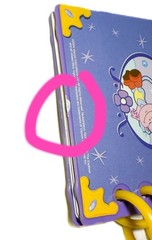 2004 Dora The Explorer Fairytale 4″ Notebook notePad Dry Erase Mini Book Toddler