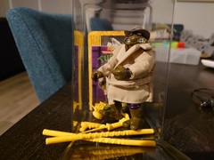 1994 Playmates TMNT Undercover Donatello Yellow accessories w/Card Complete vint