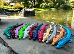 Dragon Articulated, Brand New, Yellow 17.5 Inches 3D Printed.