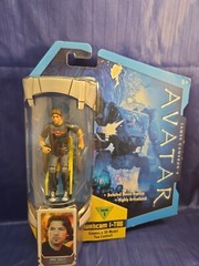Jake Scully with Wheel Chair J Avatar 2009 Mattel 4 INCH Harley Shirt New