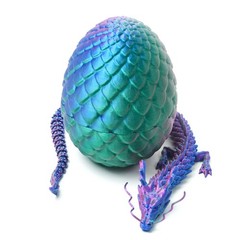 3D Printed Dragon Egg Model,Articulated Animals Figure,Fidget Toys Home Decor