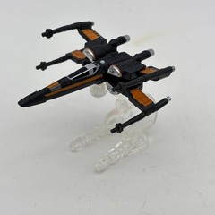 Hot Wheels Star Wars Poe Dameron X-Wing Fighter Black Die-Cast Vehicle Stand
