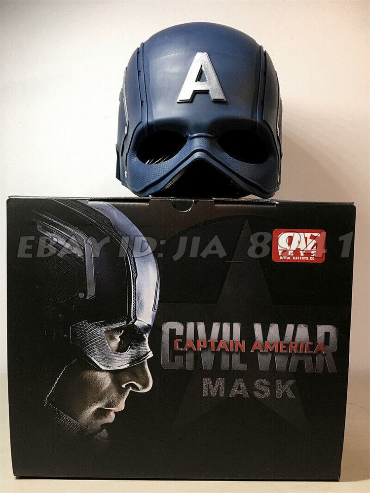 New Cattoys 1:1 Captain America Wearable Helmet Replica Cosplay Prop In Stock