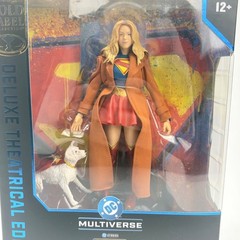 McFarlane DC Supergirl and Krypto Figures Gold Label Deluxe Theatrical Edition
