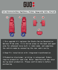 IN STOCK! GO BETTER 3D DIY Upgrade Kit For SS Devastation OP Prime （#PART A）