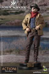 Infinite Statue X Kaustic Plastik John Wayne 1/6 Deluxe Action Figure Instock
