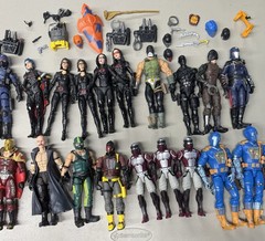Lot 19 Hasbro GI Joe Classified Series Loose Figures w Accessories Destro Cobra
