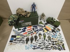 Vintage GI Joe ARAH Hasbro Lanard Mixed Lot Figures Vehicles Weapons Accessories