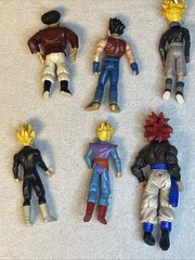 Vintage Dragon Ball Z GT Figure Lot Jakks Irwin Bandai SS4 Gogeta Trunks Buu