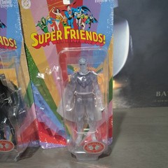 McFarlane Super Friends Crystallized Superman & Phantom Zone Batman Red Plat.