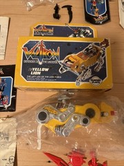 Vintage 1984 Voltron Panosh Place Green Blue Red Yellow Black Lion In Box Rare