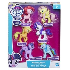 My Little Pony Friendship is Magic Meet The Mane 6 Collectible Toy Set 6 Pony