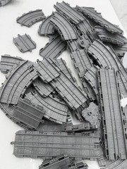 Thomas & Friends Take N Play Folding Oval Train Track Set Mattel Travel 2009