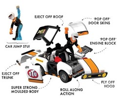 Stuntman Stu Toy Race Ace Stunt Car Break Apart Stunt Set Brand New!