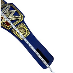 WWE Universal Champion Belt Kids Blue Gold Faux Crystal Replica One Size