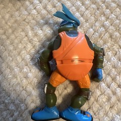Lot Of 3 Vintage Playmates TMNT Ninja Turtles Action Figures & Motorcycle 2002