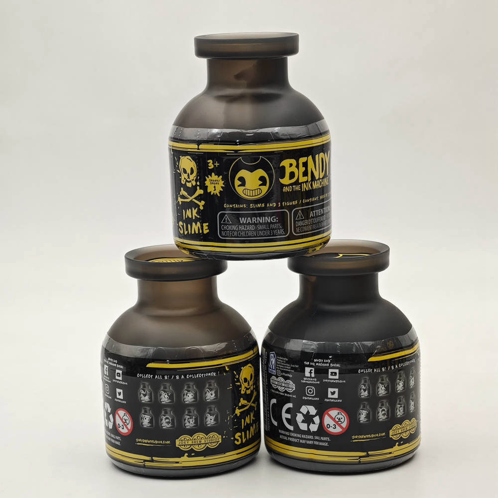 Lot Pcs Bendy and The Ink Machine Ink Slime with Mystery Figure Head Blind Jar