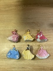 Disney Store Lot Of 6 Disney Princess Characters Figurines Playset/Cake Toppers