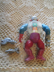 Vintage Mattel 1985 MOTU He Man ROBOTO Action Figure COMPLETE w ALL 3 Attachment
