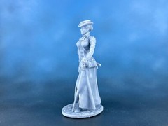 Action Figure Steampunk Lady Plague Doctor 80mm Resin Figure