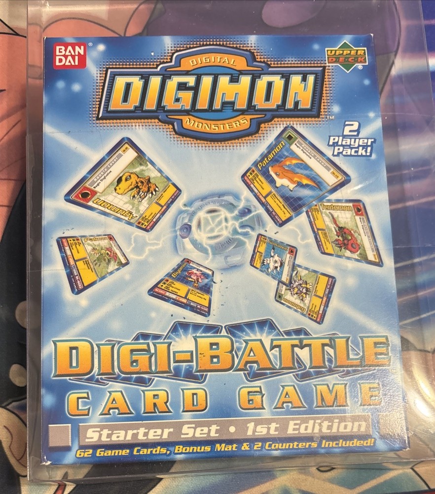 BOX ONLY Digimon Digital Monsters Digi-battle Card Game Starter Set 1st Edition