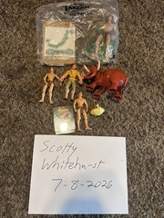 Disney Tarzan Kids Meal Toy Figure Moveable limbs Clean Elephant lot of 7