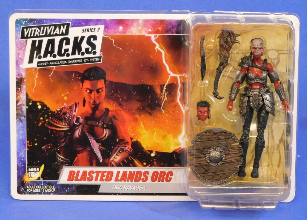 BOSS FIGHT STUDIO VITRUVIAN HACKS BLASTED LANDS ORC SERIES 2 FIGURE