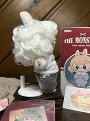 POPMART THE MONSTER Hair Salon Series Vinyl Plush Pendant – SECRET Hazy Noise ✨