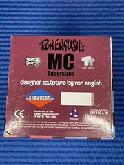 Ron English Mc Supersized Keychain Monochrome