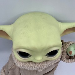 Mattel Star Wars The Mandalorian Child Plush Grogu Stuffed Toy Carrying Bag EUC