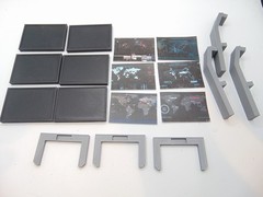 Custom 1:12 Tactical Map Surveillance Command Center Computer Screen Upgrades