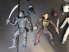 Hasbro 2001 Planet Of The Apes Tim Burton Lot Of Figures And Accessories