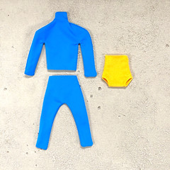 SU-CY-SET: Custom Body Suit and Trunks for Marvel Legends Cyclops (No figure)