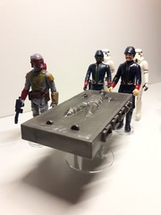 Horizontal Han Carbonite Display Stand (stand only) – Star Wars Kenner POTF