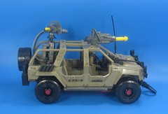 2010 GI Joe VAMP Jeep Vehicle Double Clutch 4″ Figure 25th Pursuit of Cobra POC
