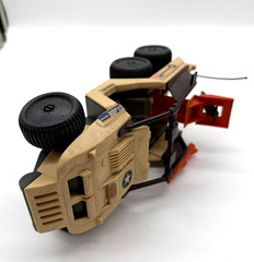 1988 GI Joe Desert Fox 6WD Jeep Vehicle, w/ One Missile (READ DESCRIPTION)