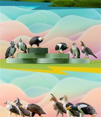 Wild Animal Raptor Series Model Philippine Eagle American Harpy Eagle Decoration