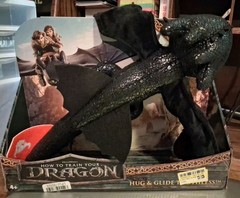 Dreamworks Dragons How to Train Your Dragon Hug & Glide Toothless Plush Toy NEW