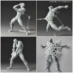 PSL KAIYODO Revoltech Amazing Yamaguchi Symbiote Spider-Man Black Figure PRE