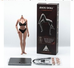 jiaou doll 1/6 scale female Large Bust 12″ figure SUNTAN as Phicen S12D Hot Toys