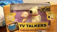 New Family Guy TV Talkers Brian & Stewie Griffin Tested/working