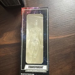 Vitruvian Hacks TRANSPARENT BLANK FEMALE 4″ Figure Clear H.A.C.K.S. Boss Fight