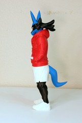 Urban Lucario Hoodie Style Pokemon Parody 9” 3D Printed Figure By 3Dvibbles